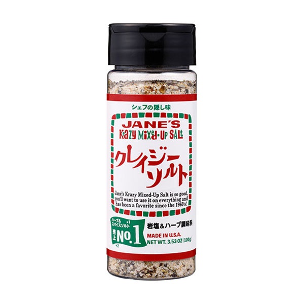 日本緑茶 ジェーン クレイジーソルト 100g　【合計5500円(税込)以上で送料100円対象品】
