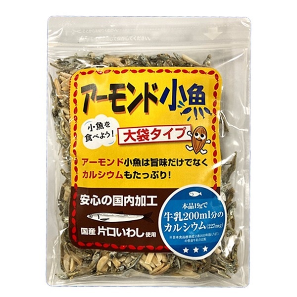 谷貝食品 国内加工 アーモンド小魚 360g