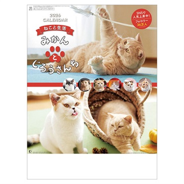 トライエックス　カレンダー　ねこと生活　みかんとじろうさんち　ＣＬー４００