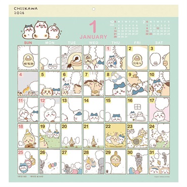 トライエックス　カレンダー　ちいかわ　コミックデザイン　ＣＬー７１