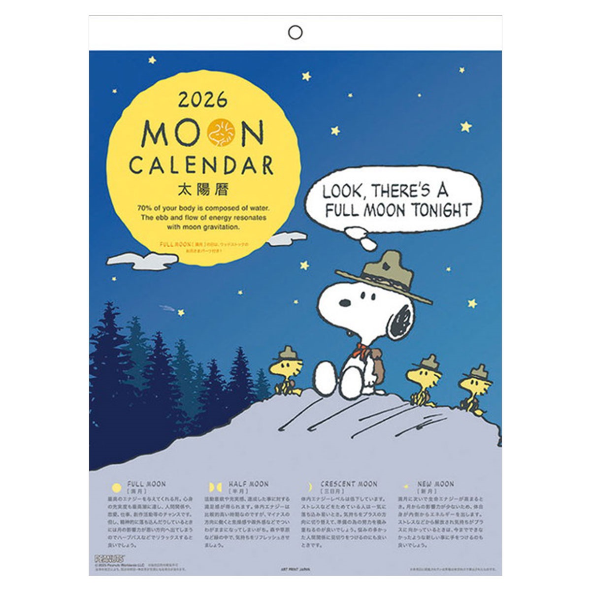 トライエックス　カレンダー　ＭＯＯＮ／スヌーピー　ＣＬー６７５