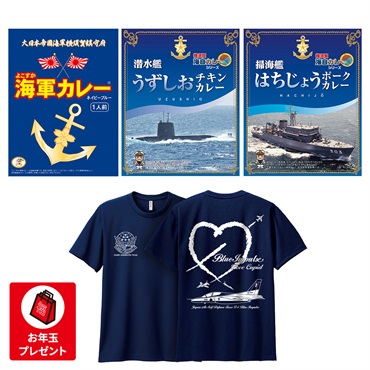 調味商事 ブルーインパルス　Tシャツ＆海自カレーセット