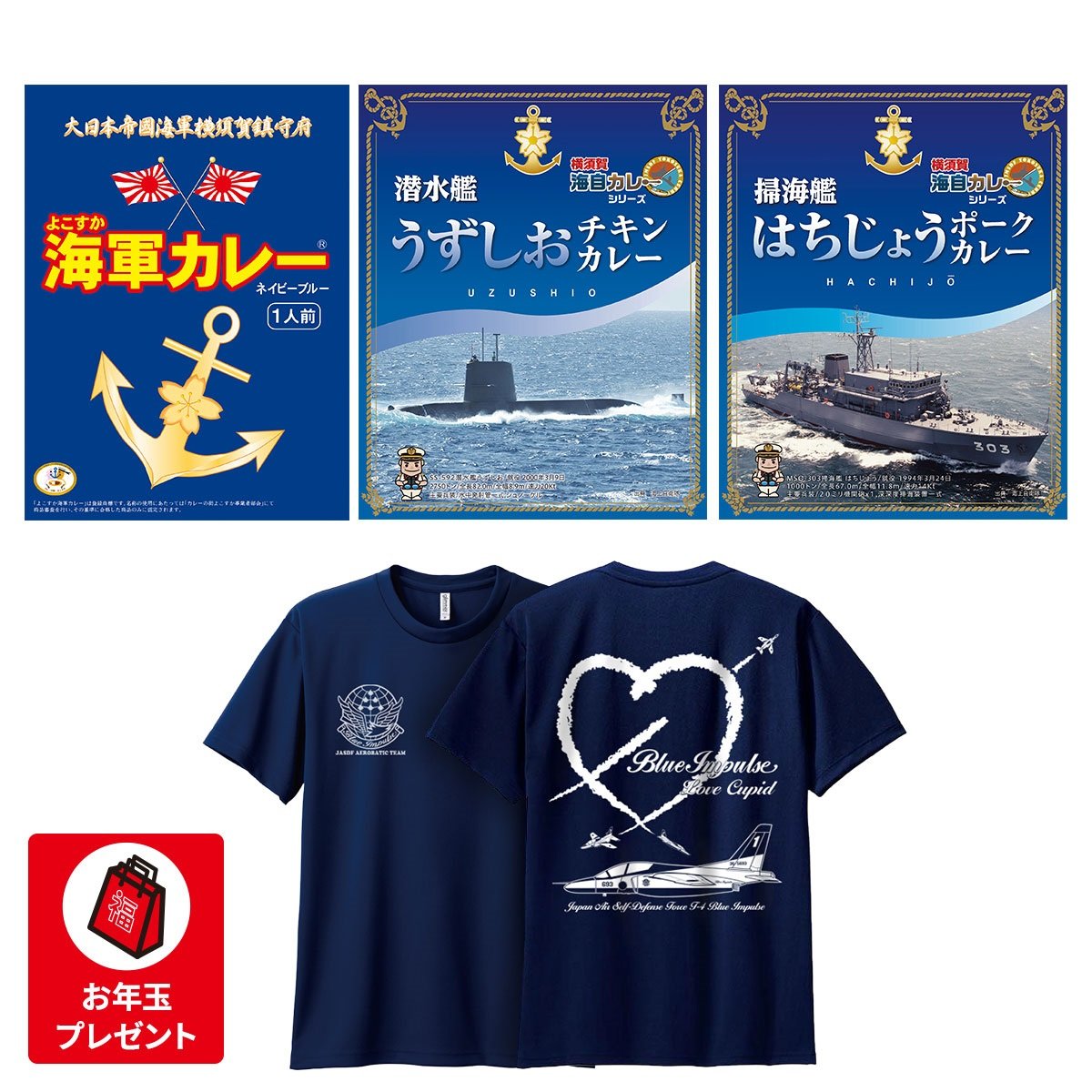 調味商事 ブルーインパルス　Tシャツ＆海自カレーセット