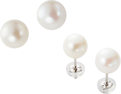 プラチナパールピアス