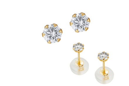 K18ダイヤモンドピアス 0.2ct