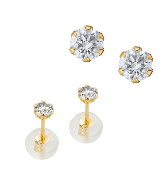 K18ダイヤモンドピアス 0.2ct