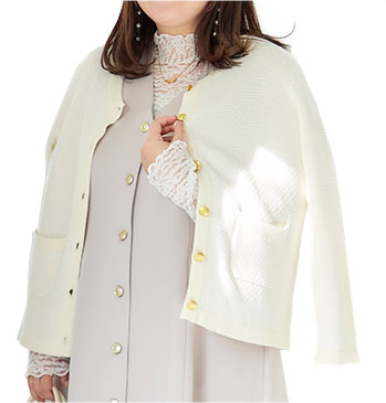 ジャケット風にもカーディガン風にも着回し抜群！