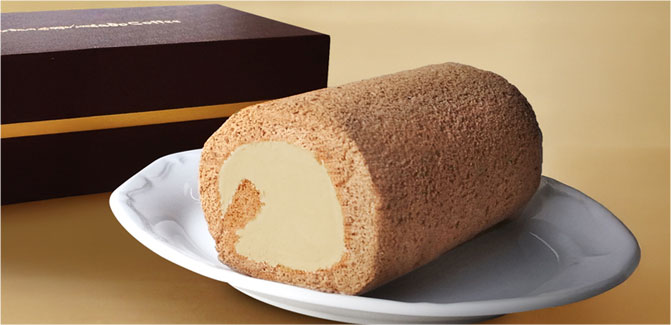 旧軽モカロールケーキ