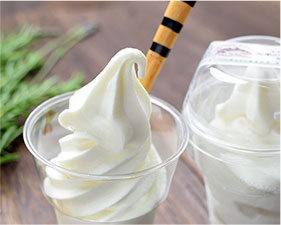 無添加 四季のカップソフトクリーム