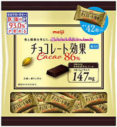 明治チョコレート効果 86%