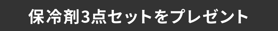 保冷剤3点セットをプレゼント